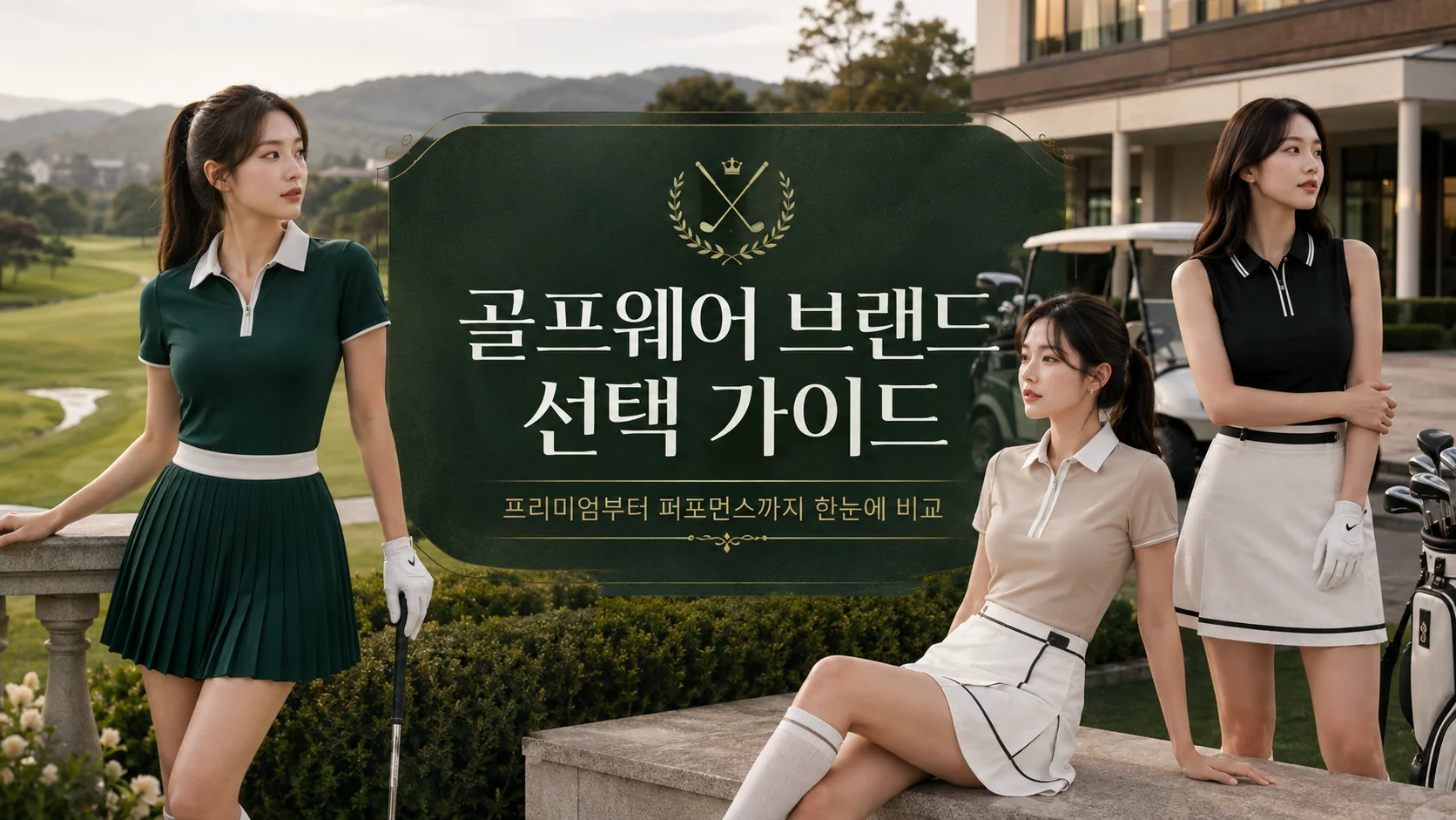 골프웨어 브랜드 선택 가이드 프리미엄부터 퍼포먼스까지 스타일 비교