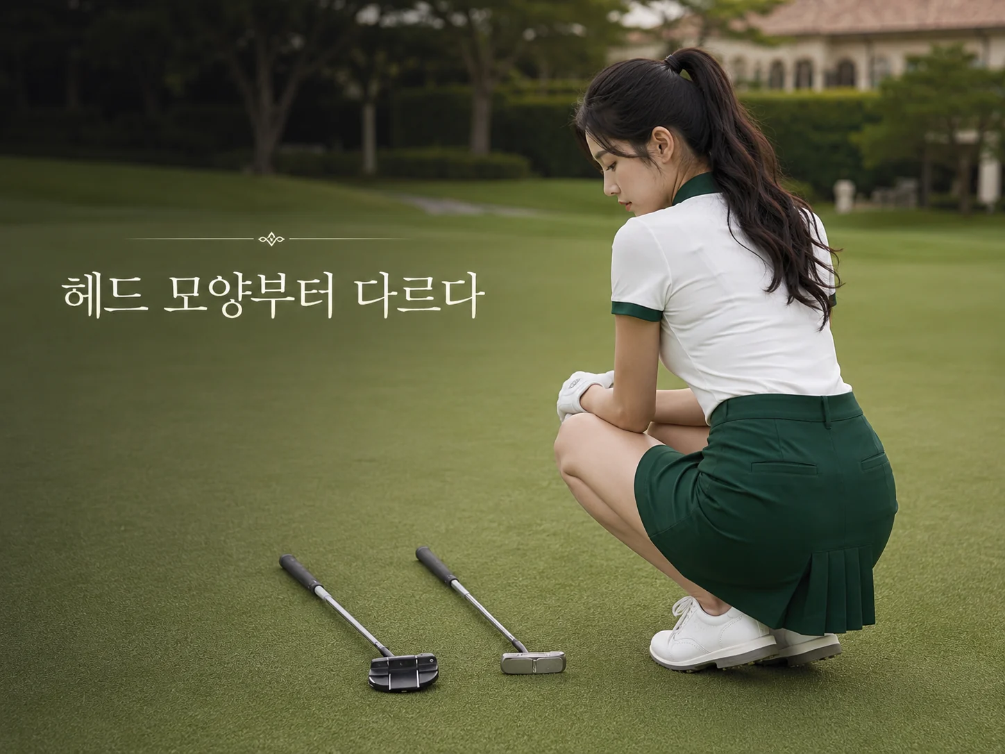 말렛 퍼터와 블레이드 퍼터의 헤드 형태와 구조 차이