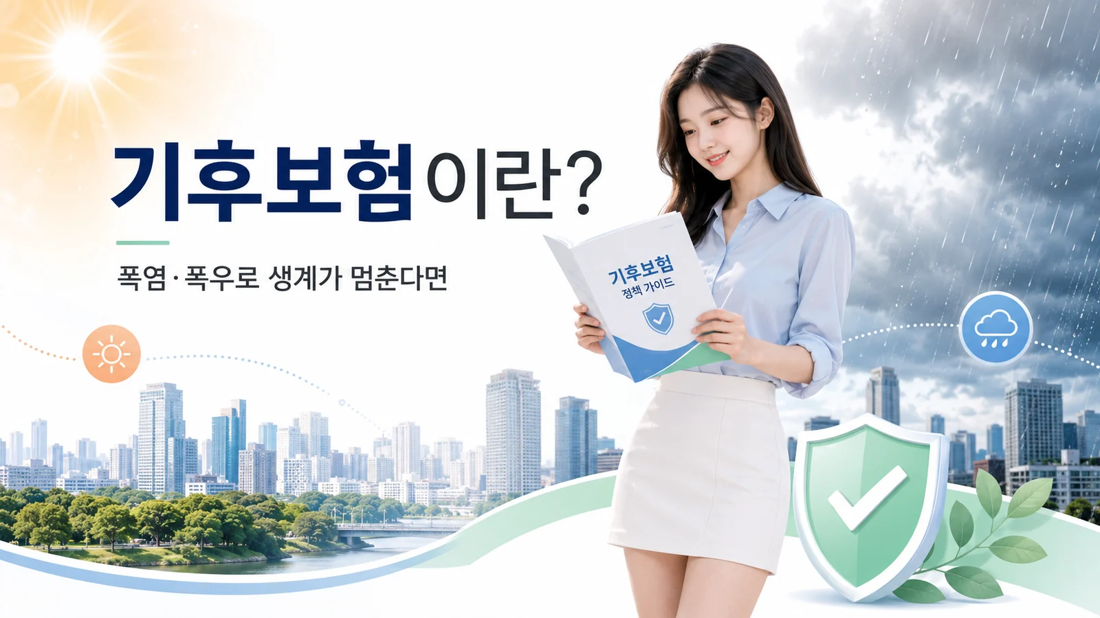 기후보험 폭염 폭우로 생계가 멈출 때 보장 개념