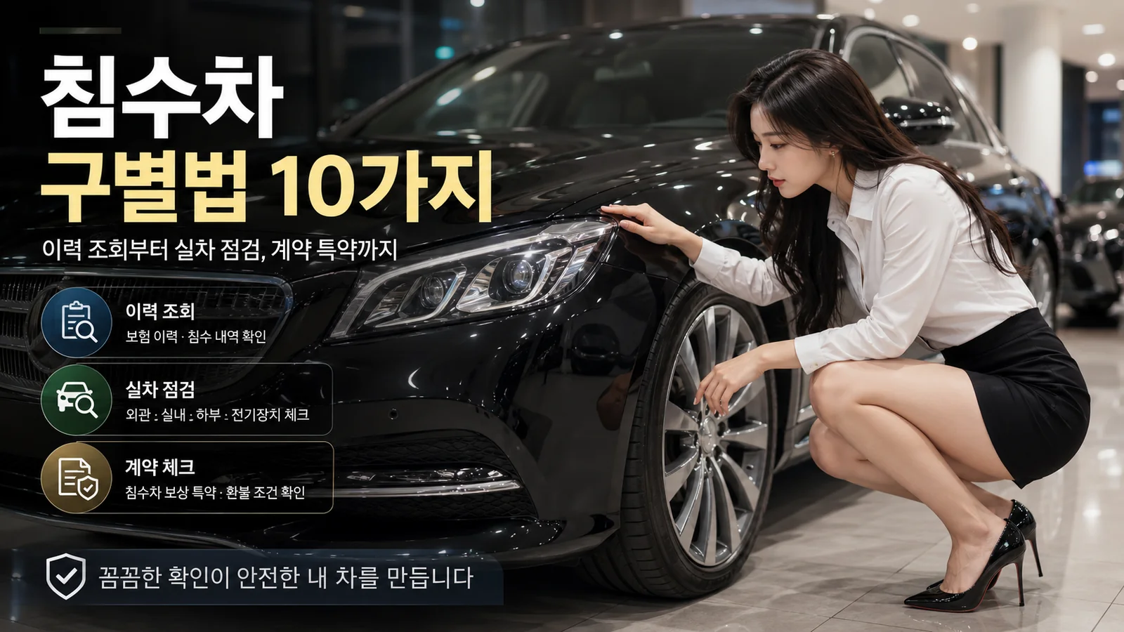 침수차 구별법 10가지 이력 조회부터 실차 점검과 계약 특약까지 확인하는 방법