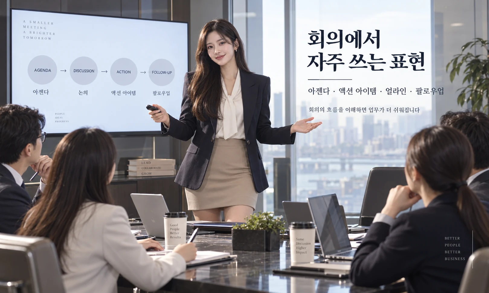 아젠다 액션 아이템 얼라인 팔로우업 등 회의에서 자주 쓰는 업무용어