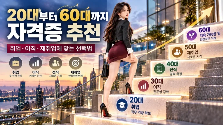 20대부터 60대까지 취업과 재취업에 맞는 자격증 추천